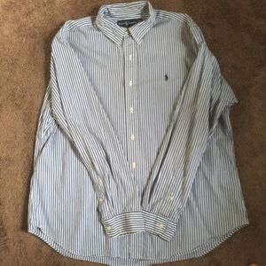 White button up Polo by Ralph Lauren dress shirt